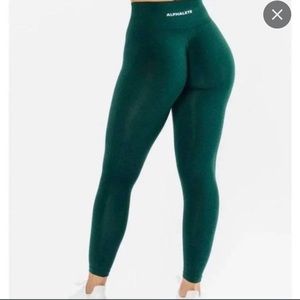 Alphalete Amplify Legging - Darkest Pine- Smal